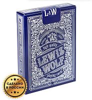 Карты 54 шт Lewis & Wolf картон синий 1,9 см х 9 см х 6,5 см 995709