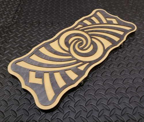 Нарды 50х22х2,2 см "Резные" желто-черные GreenL 995802 фото 2 Нарды 50х22х2,2 см "Резные" желто-черные GreenL 995802 фото 2