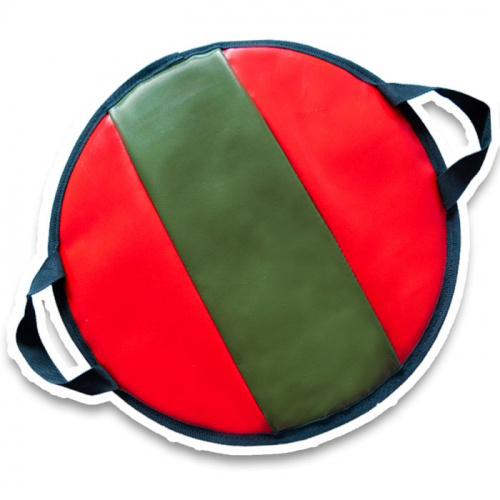 Санки-ледянки Сидушка мягкая 40 см красно-зеленая Snowfox 998448