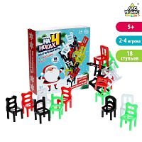 Игра настольная "На 4 ногах (18 стульев)" новогодняя 4829479