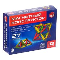 Конструктор магнитный 27 деталей 11х9 см 1371059