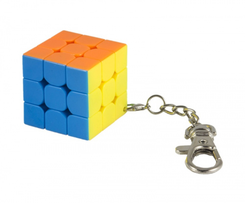 Брелок Кубик Рубика 3х3 (3х3х3 см) MoFangJiaoshi Keychain 998723