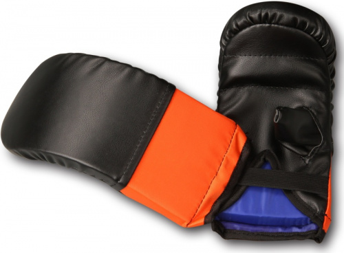 Мешок (груша) для бокса 06 кг + перчатки синий 14930 фото 2