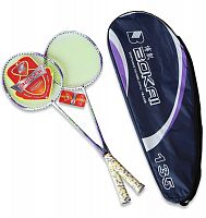 Бадминтон 2 ракетки Bokai 135 фиолетовый 04527