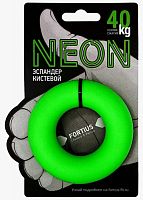 Эспандер кистевой 40 кг зеленый Fortius Neon 998286
