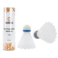 Волан нейлон 1 шт белый Torres 150 (6 шт/уп) BD-20108 12347