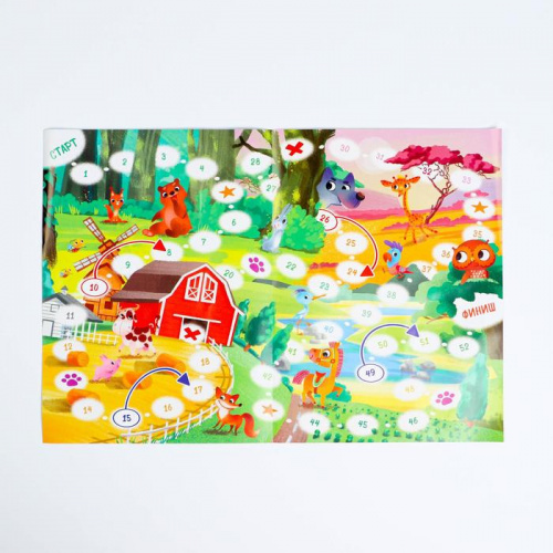 Игра-ходилка "Веселые зверята" 5079784 фото 3