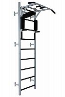 Шведская стенка ДТ (выс-2,6м, шир-0,65м) серая + Турник 3 в 1 997673