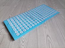 Аппликатор игольчатый (коврик с поролоном) 260х560 мм голубой 998324