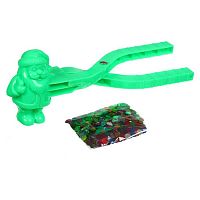 Снежколеп 25 см малый "Дед Мороз + конфети" 7002813