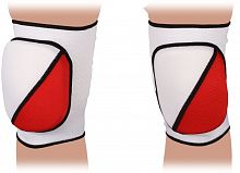 Наколенник M 2009A Indigo белый/красный 17132