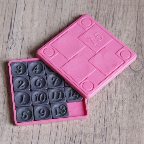 Игра Пятнашки пластик 7,5х7,5 см "Классические" 0123 3784526 фото 5