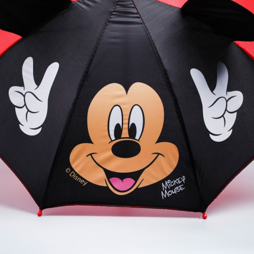 Зонт детский "Mickey Mouse. Микки Маус" 52 см с ушками 1670941 фото 3