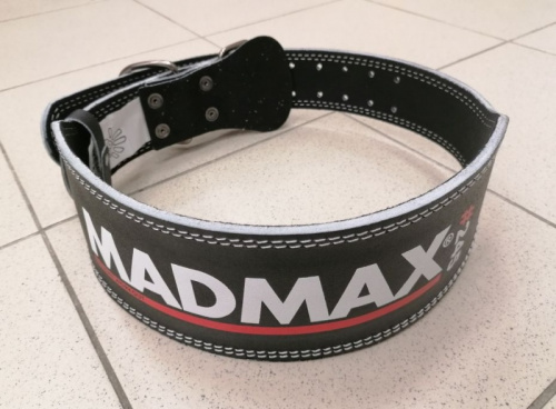 Пояс т/а 10 см S Lether Belt MFB245 черный MadMax