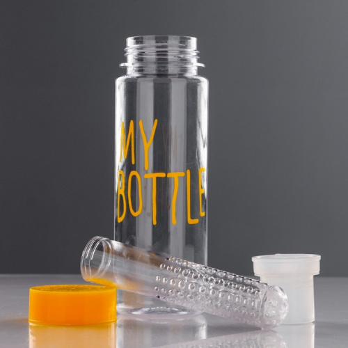 Бутылка для воды 500 мл розовый "My bottle" 2581922 фото 3