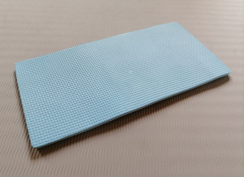 Коврик для йоги под коленки 33,5х16,5 см голубой 996009