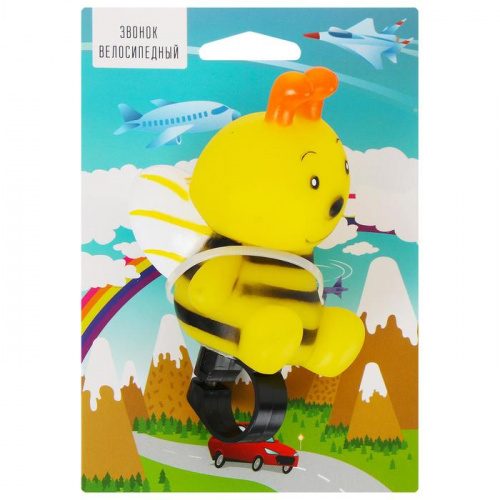 Вело Звонок-клаксон желтый "Пчелка" 4778258 фото 3 Вело Звонок-клаксон желтый "Пчелка" 4778258 фото 3