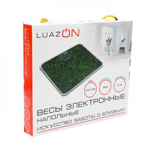Весы напольные электронные черно-желтый LuazON LVE-014 180 кг 2580589 фото 4