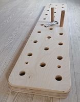 Пегборд (стена Коркина) 120х30х4,2 см + 2 ручки препятствие Пиноккио 995712
