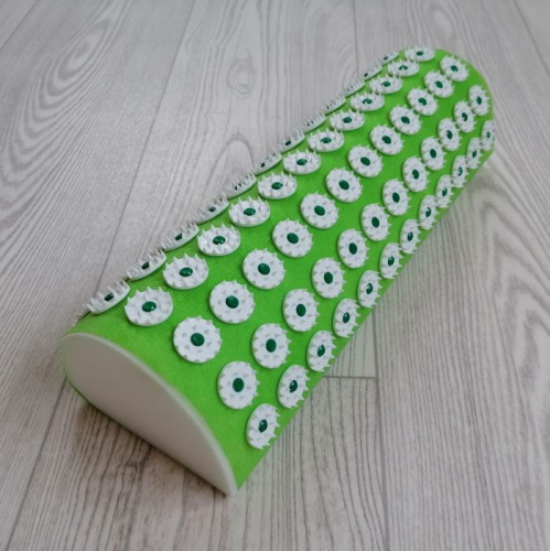 Аппликатор игольчатый (валик) 130х380 мм универсальный зеленый 998005