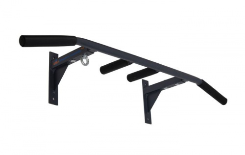 Турник наддверный 3 хвата наклонные ручки ДТ (графит) 998267 фото 6