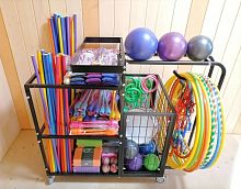 Тележка со снарядами (металл) 182 предмета 127x65x110 см.995310