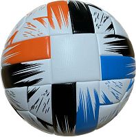 Мяч футбольный №5 Tsubasa бело-синий-черный-оранж 00840