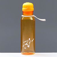 Бутылка для воды 750 мл Football оранж 1684768