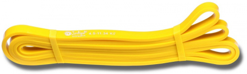 Эспандер-кольцо замкнутое 2,08м х 4,5мм х 1,3 см желтый 15 кг 97660 20913