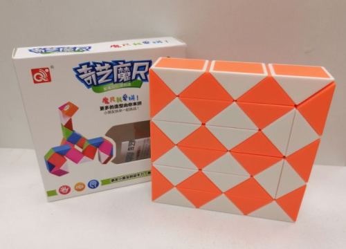 Кубик Рубика Змейка 36 звеньев микс QiYi blocks 998720 фото 5