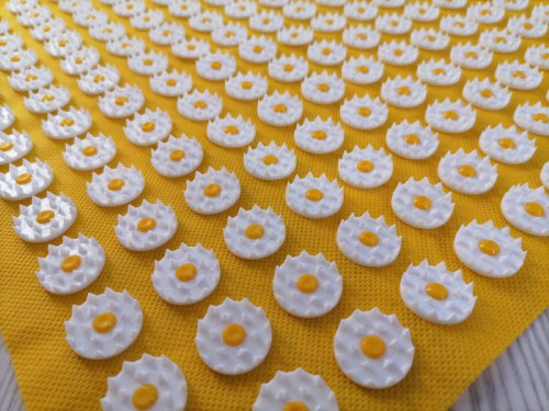 Аппликатор игольчатый (коврик) 260х560 мм желтый 998320 фото 2