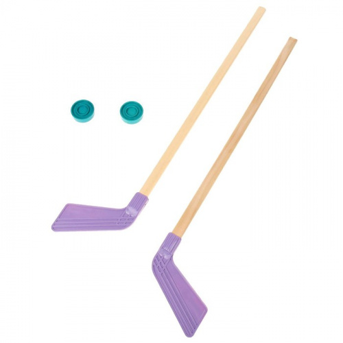 Клюшка 2 шт + 2 шайбы 80 см набор "Хоккей" КХ-2-55 2749885 фото 8 Клюшка 2 шт + 2 шайбы 80 см набор "Хоккей" КХ-2-55 2749885 фото 8