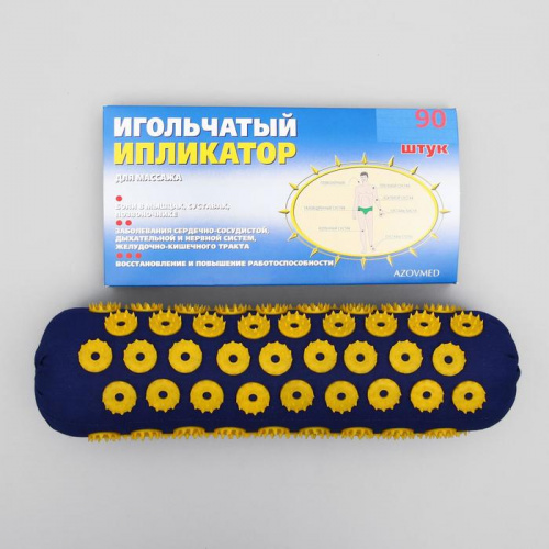 Иппликатор-ролик (игольчатый аппликатор) 38х10 см 90 игл 5091482 фото 6
