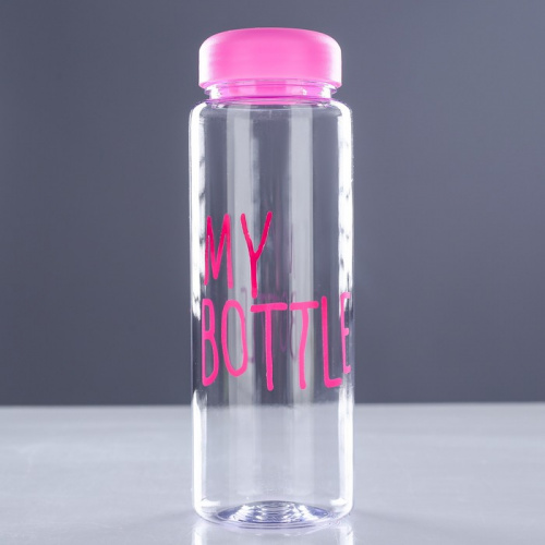 Бутылка для воды 500 мл черный чехол "My bottle" 3516276 фото 3