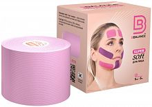 Тейп BBalance розовый 5 м х 5 см для лица Super Soft (сакура) 998345