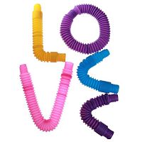 Игрушка развивающая Труба Pop Tubes средняя 18х3 см 190272