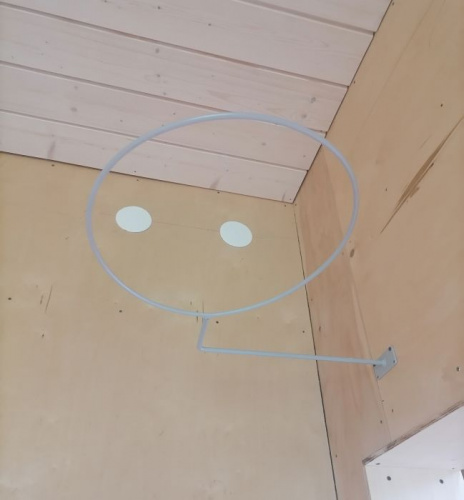 Кронштейн настенный угловой для хранения фитнес мяча 996274 фото 2