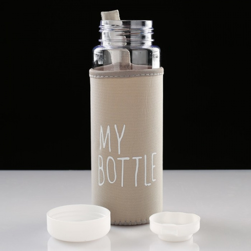 Бутылка для воды 500 мл серый чехол "My bottle" 3516271 фото 2