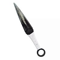 Макет ножа Кунай Кость Bone черно-белый Standoff 998486