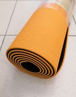 Коврик для йоги 0,6х61х183 см оранжево-черный TPE Yoga mat 00756-1