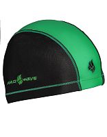 Шапочка для плавания Lycra Doutone зеленый/черный