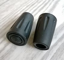 Наконечники для скандинавских палок 2 шт круглые №3 998165