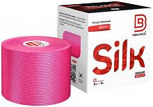 Тейп BBalance розовый 5 м х 5 см шелк, для тела Ice silk 998090