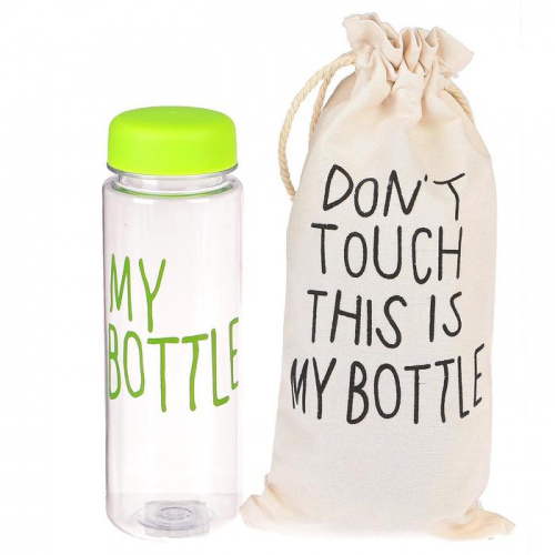 Бутылка для воды 500 мл "My bottle" в мешке микс 2770311 фото 8