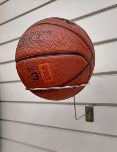 Кронштейн на эконом-панель для мячей и головных уборов Г образный 6 мм 996118 фото 2