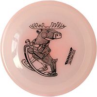 Диск Фрисби 21 см Aerocker Lite Олень розовый 996228