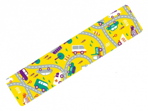 Тейп BBalance желтый машинки 5 м х 5 см 998727 фото 3