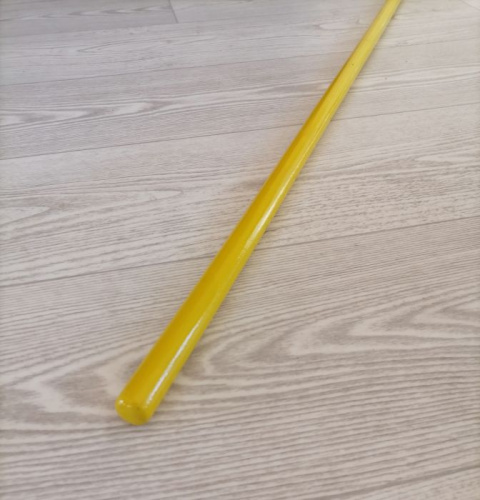 Палка гимнастическая деревянная 1,2 м d 22-25 мм желтая 997371 фото 2 Палка гимнастическая деревянная 1,2 м d 22-25 мм желтая 997371 фото 2
