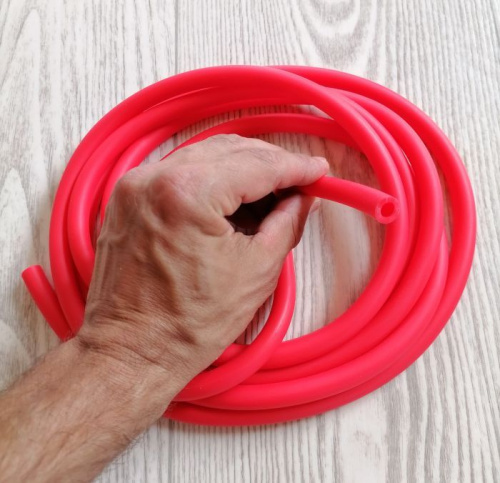 Эспандер (труба латекс) 3 м, 12 мм красный 01480 фото 3 Эспандер (труба латекс) 3 м, 12 мм красный 01480 фото 3
