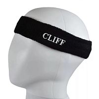 Повязка для головы махровая черный Cliff 997115